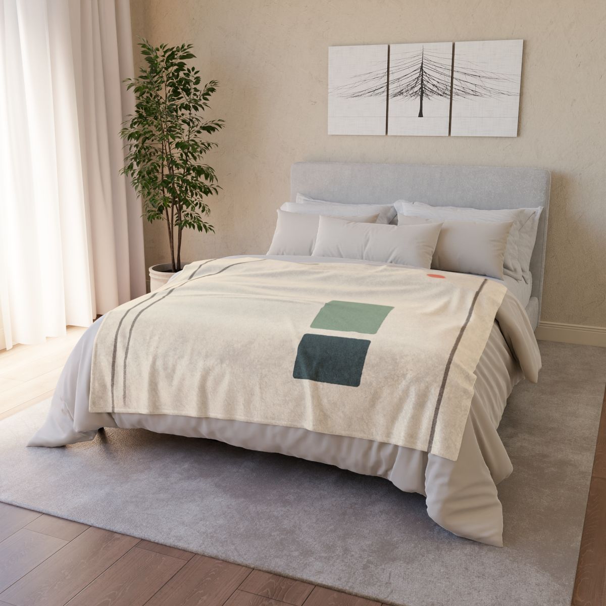 Open Frame With Sliding Arc stylish throw blankets