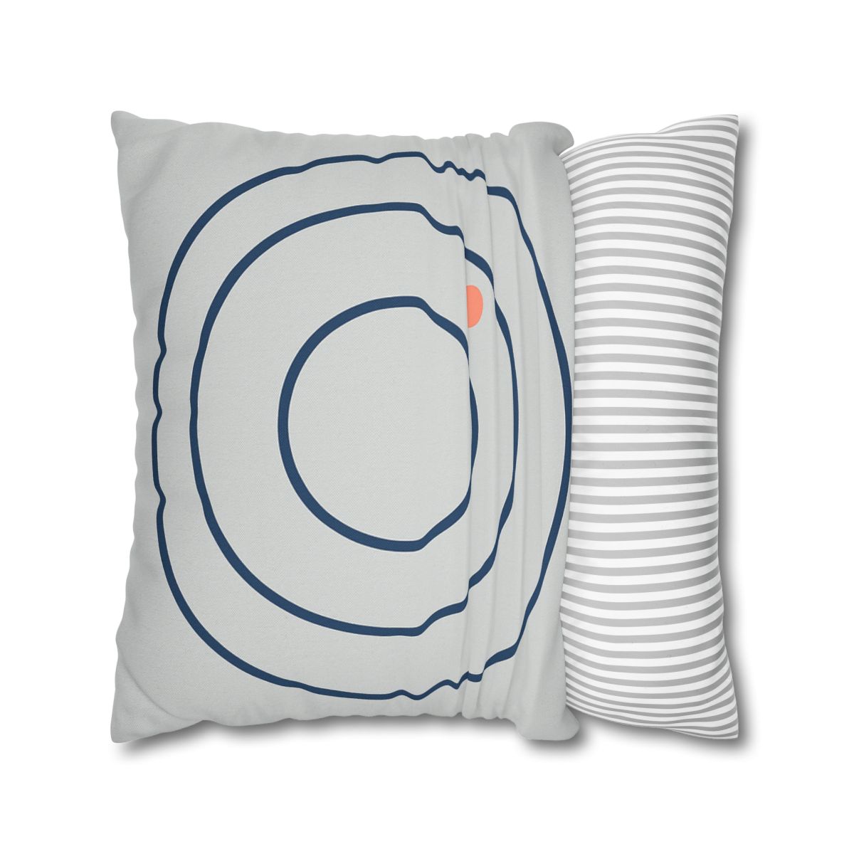Three Calm Rings With Accent Dot trendy patterned pillow cases