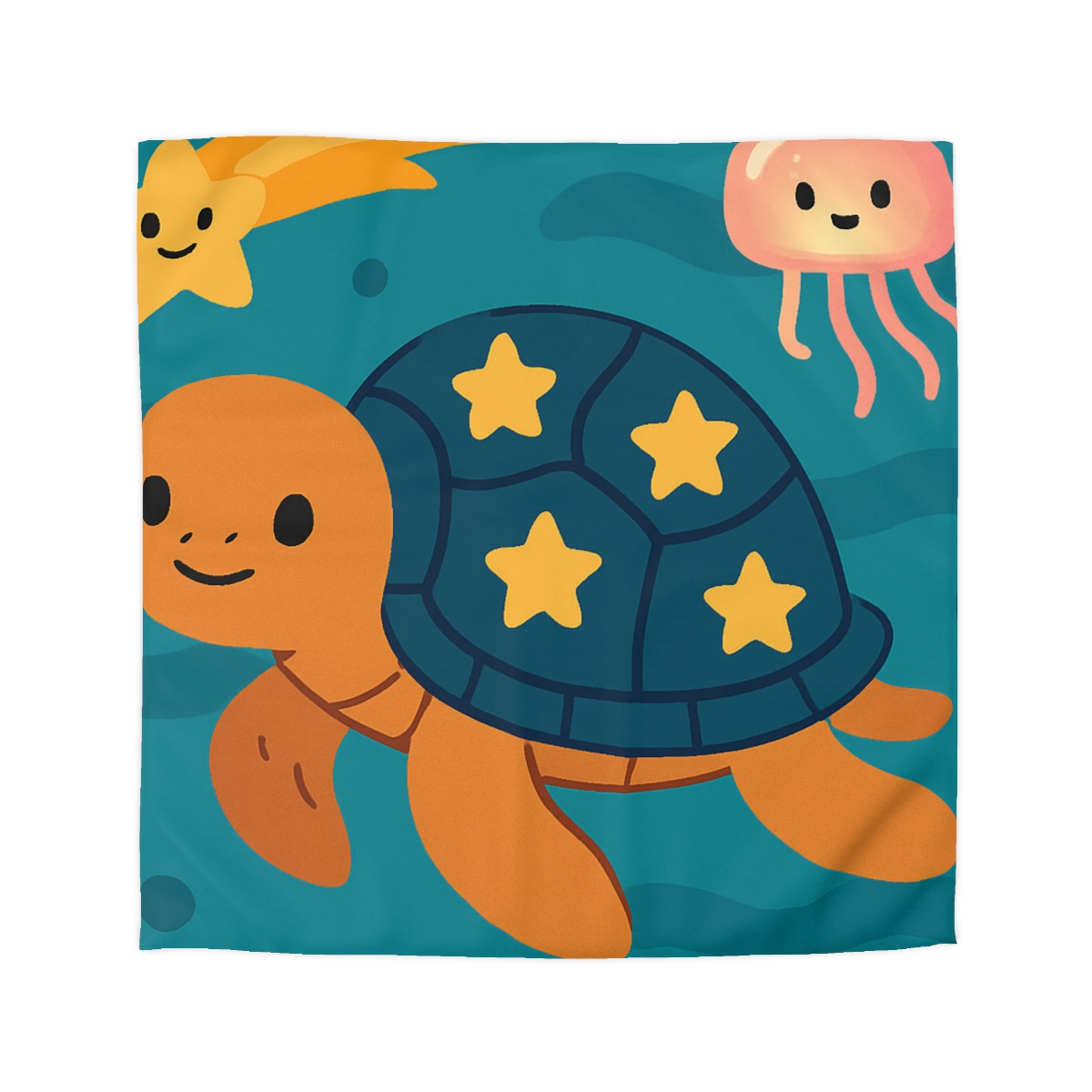 Starlight Sea Turtle Voyage stylish duvet covers
