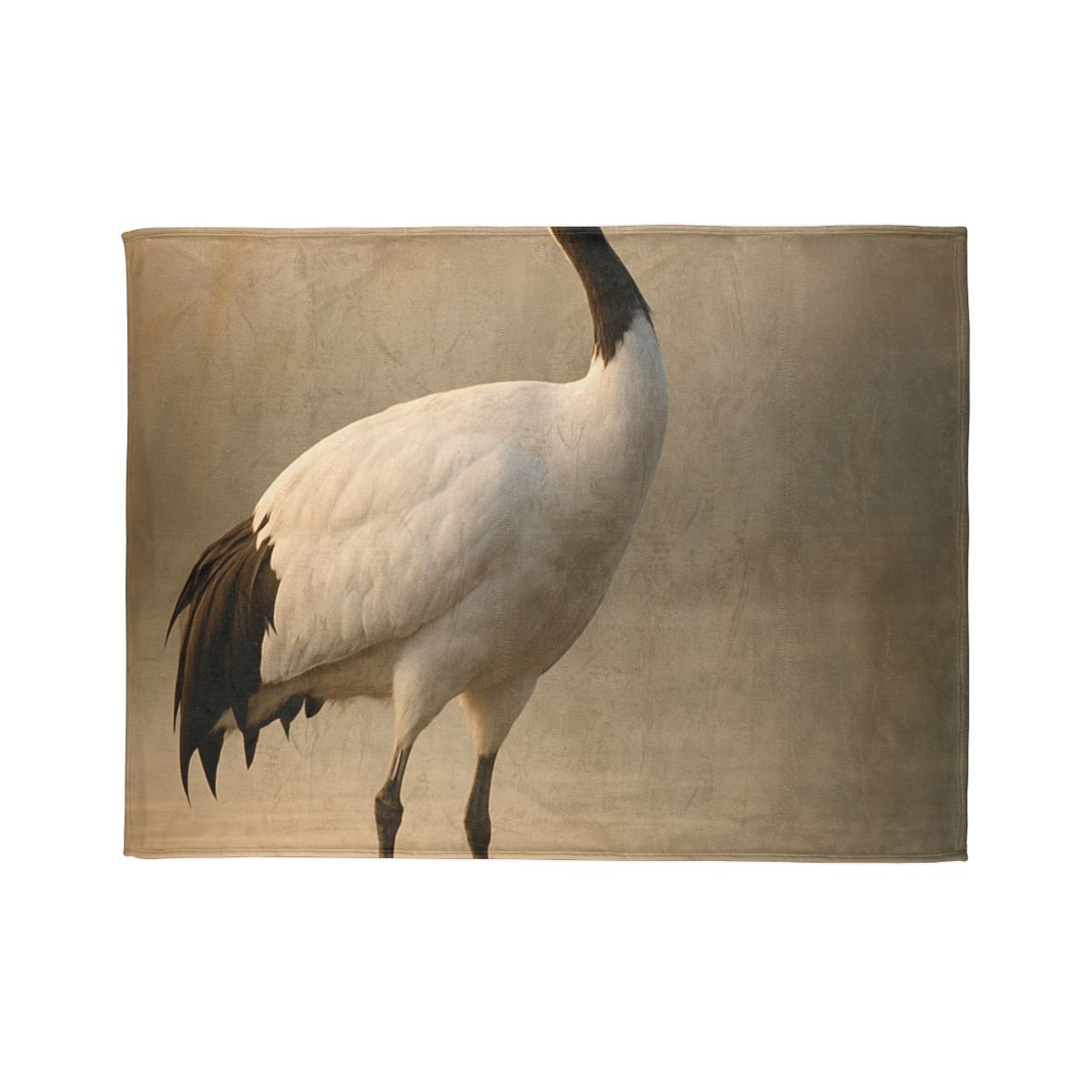 Dawn Balance Red Crowned Crane stylish throw blankets