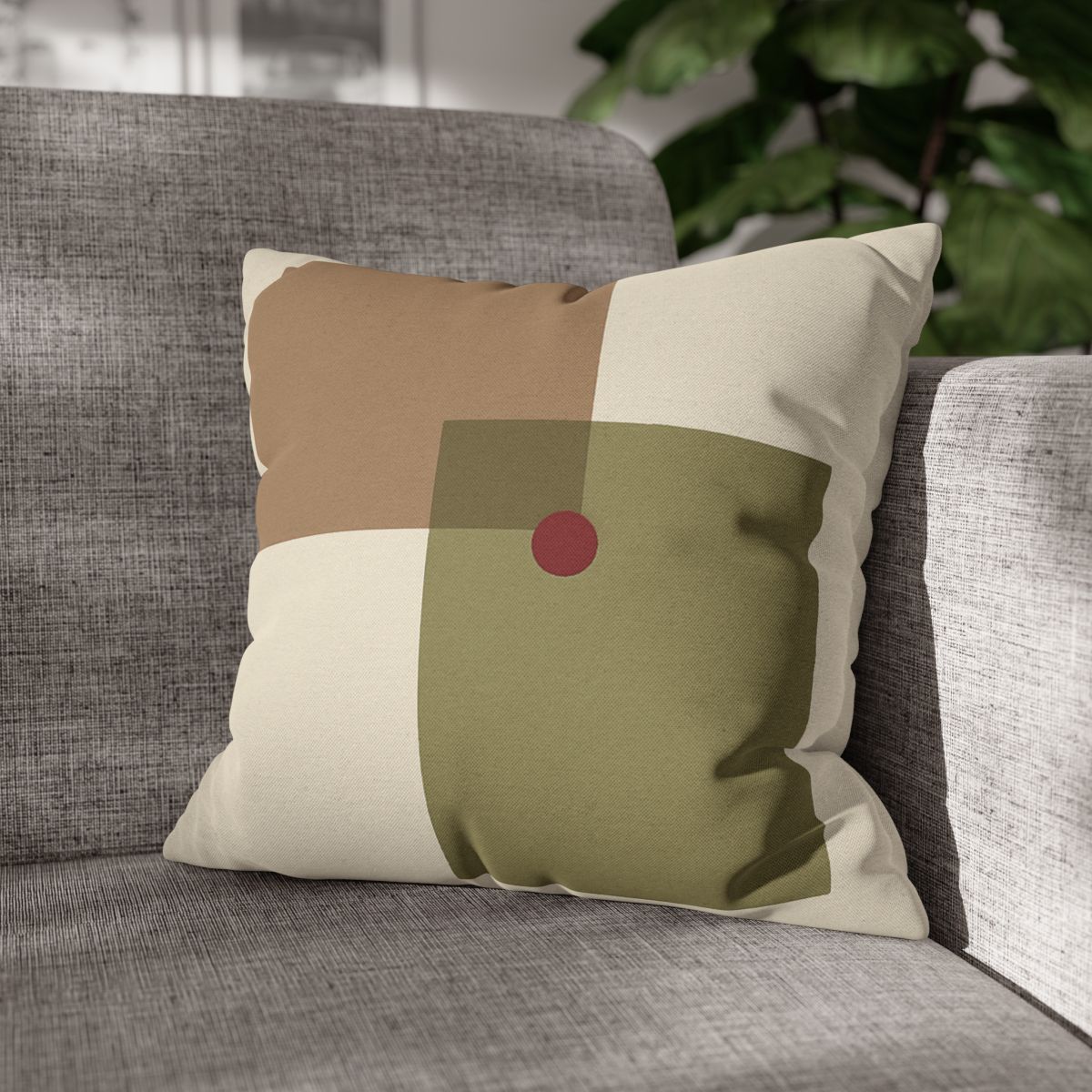 Offset Duo And Quiet Dot soft cotton pillow cases