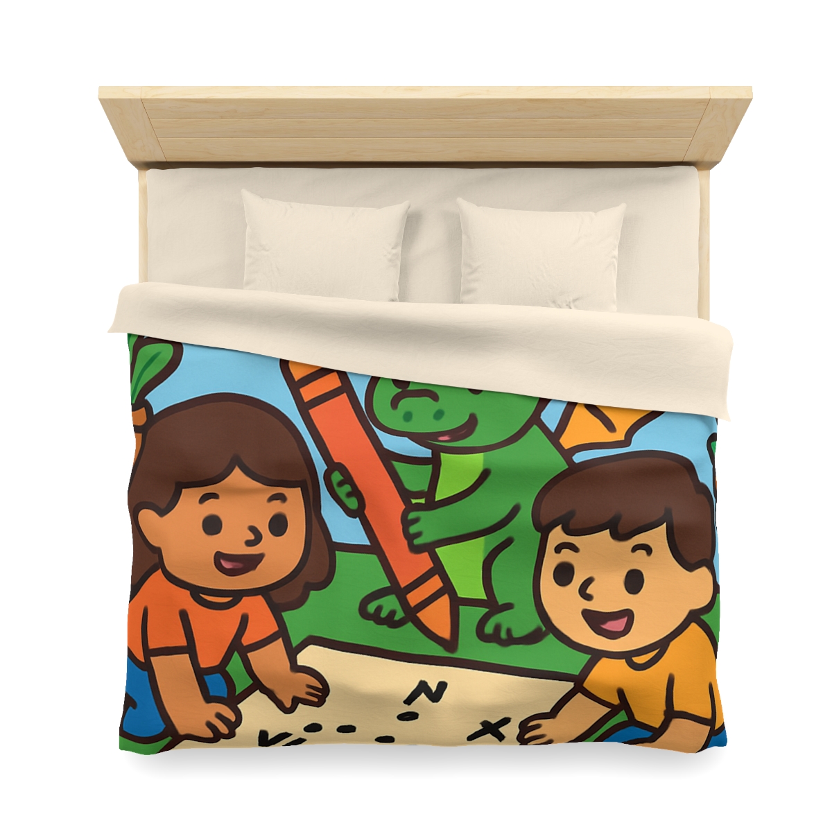 Sky Garden Map Makers With A Baby Dragon stylish duvet covers