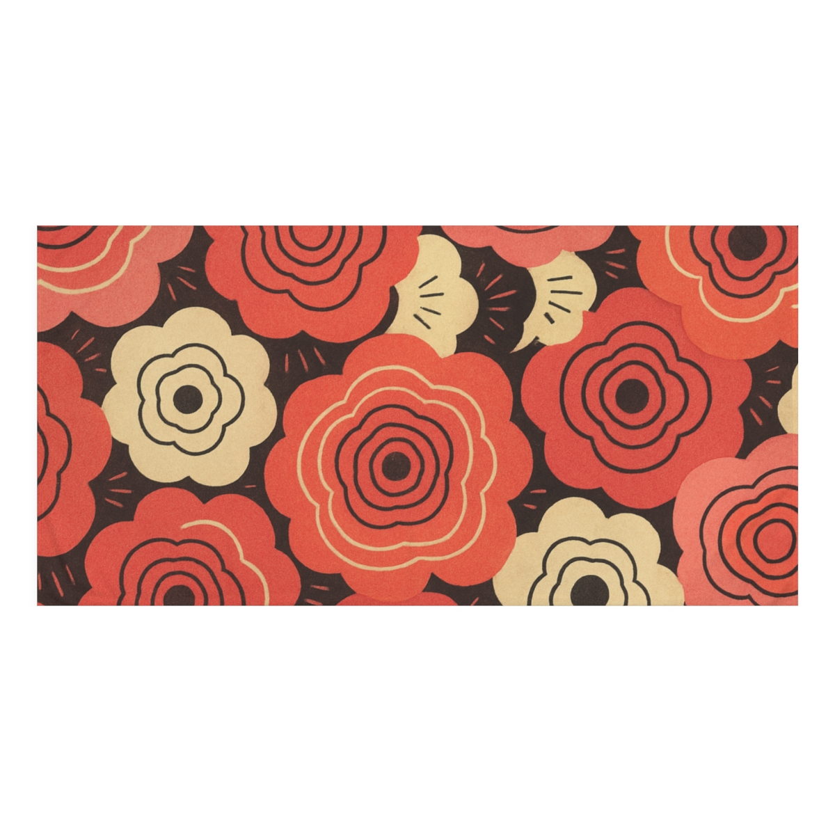 Blossom Ripple Tessellation custom towels