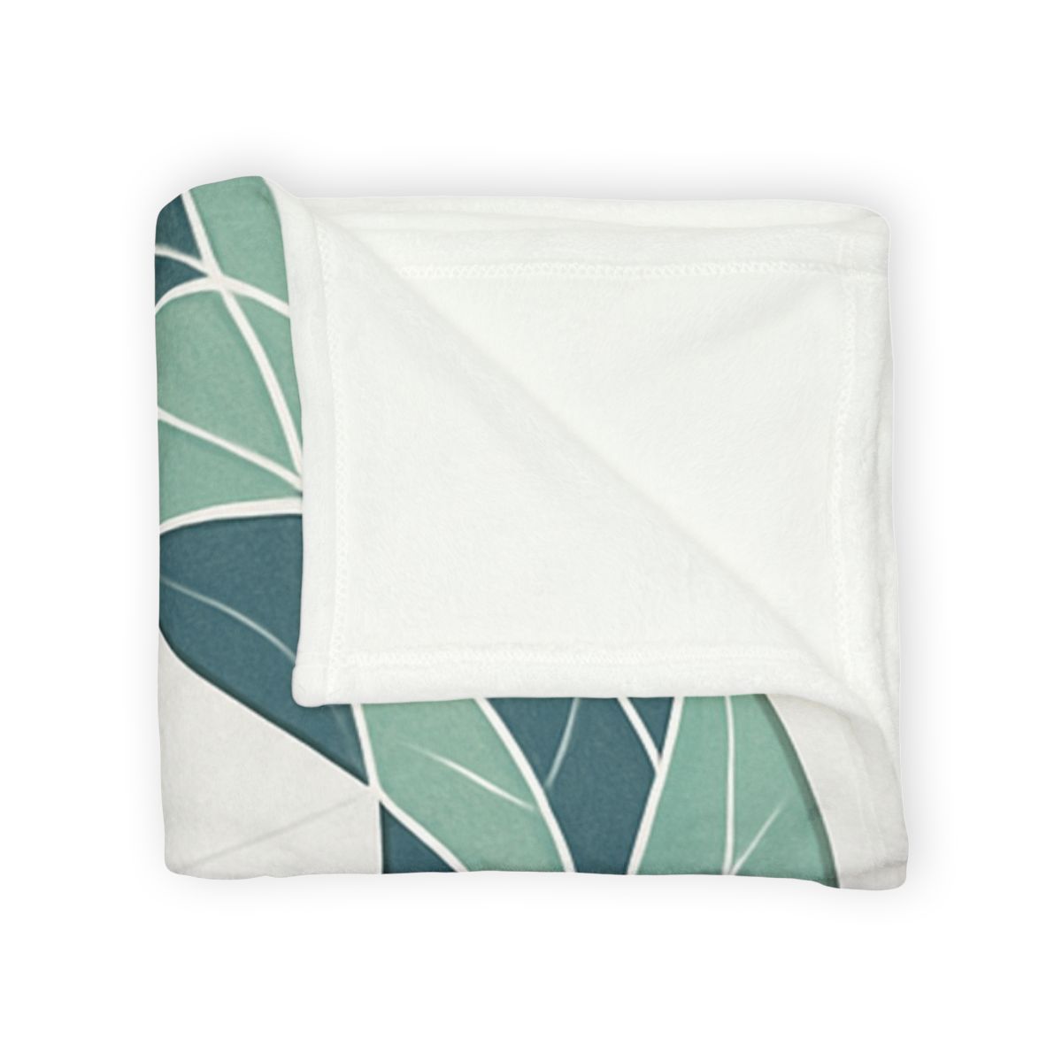Orbiting Leaf Lattice soft fleece blankets