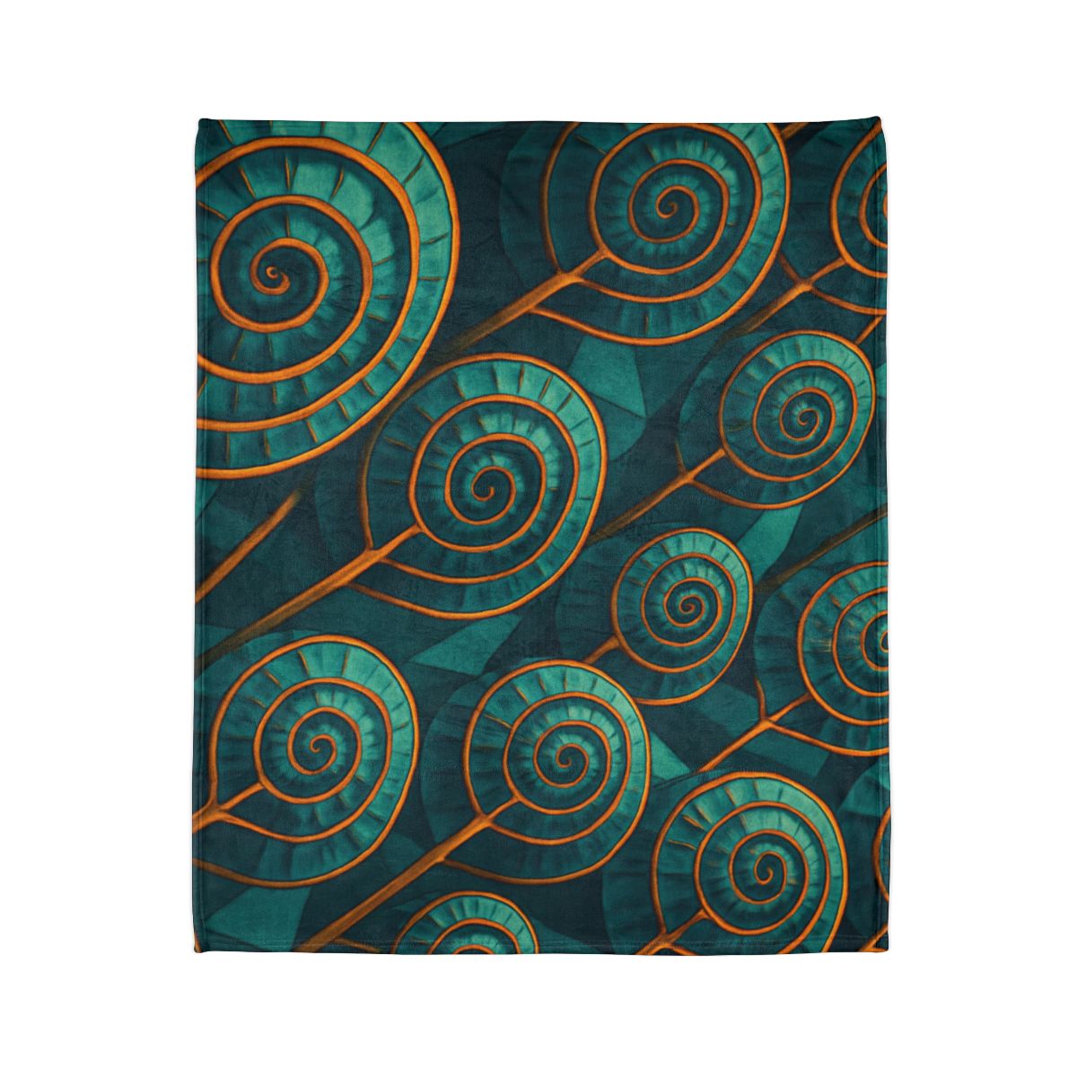Spiral Seed Pod Matrix decorative home blankets