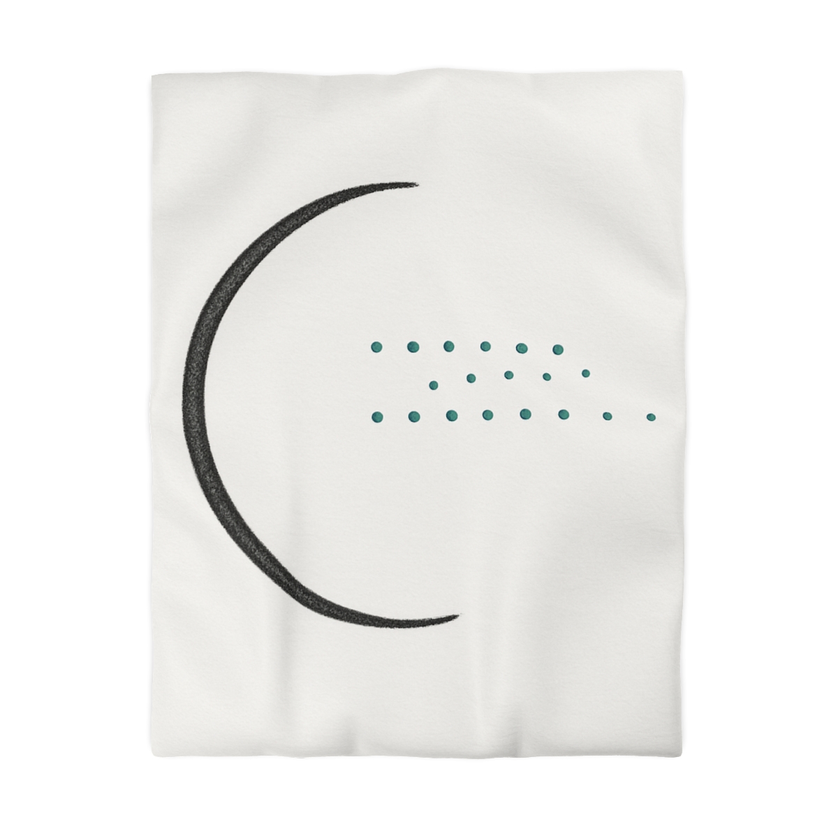 Split Crescent And Parallel Dots warm winter duvets