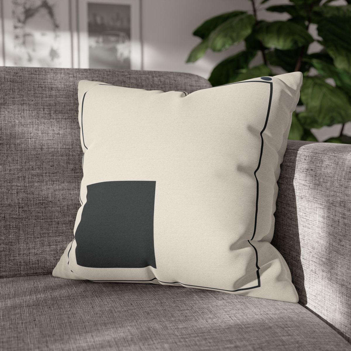 Balanced Triad With Open Frame soft cotton pillow cases