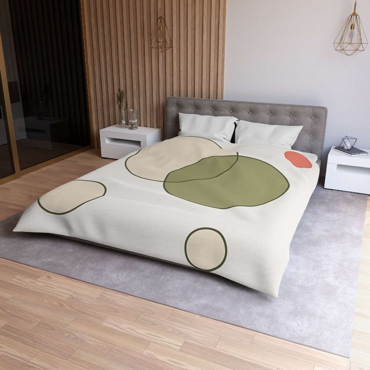 Quiet Balance Of Overlapping Circles unique patterned duvets