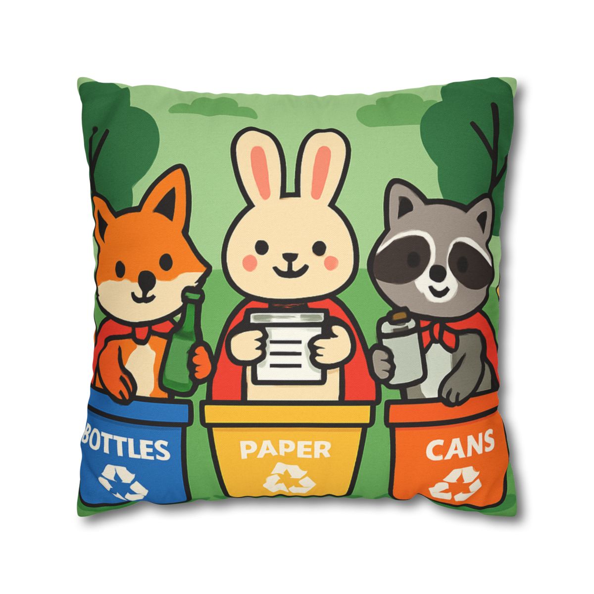 Forest Recycle Rangers unique gift pillow cases