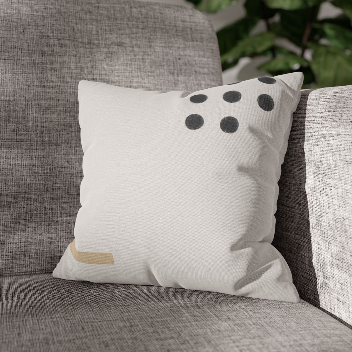 Clustered Dots With Missing Beat designer print pillow cases