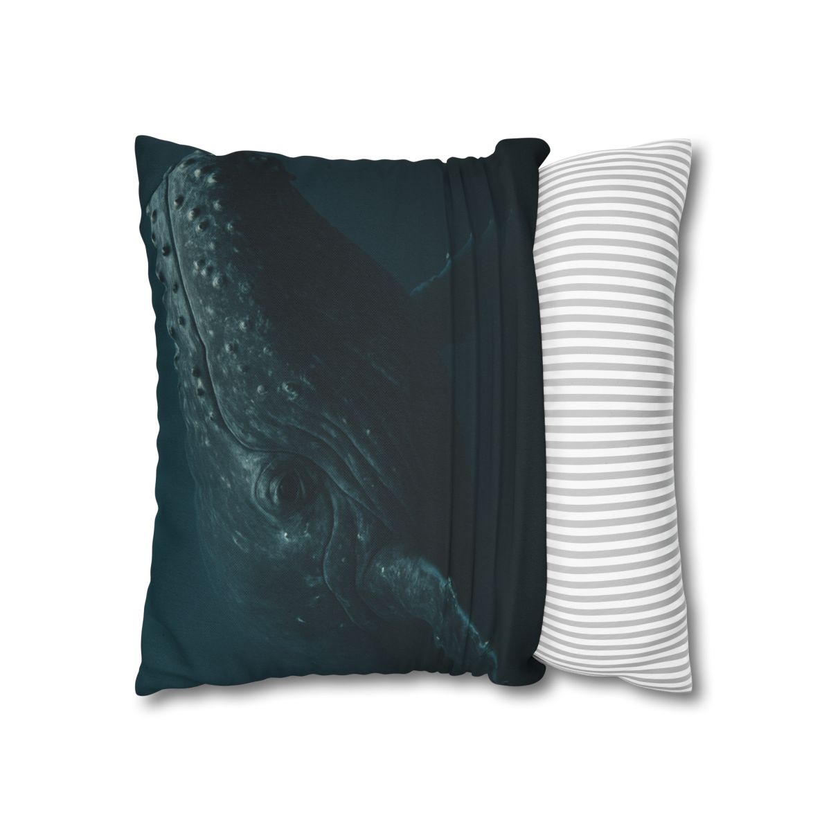 Deep Current Humpback Whale personalized pillow covers