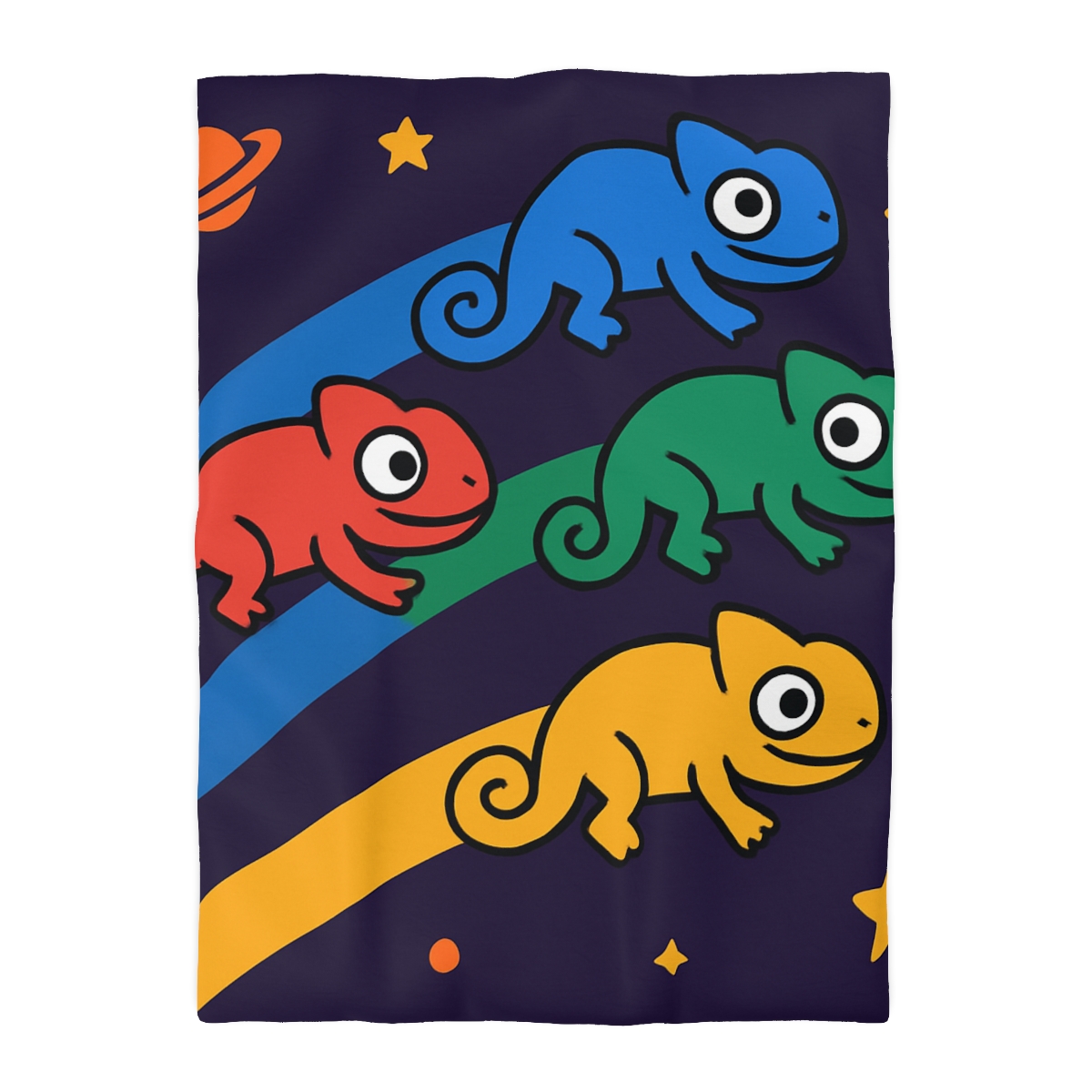 Comet Chameleons Color Changing Race stylish duvet covers