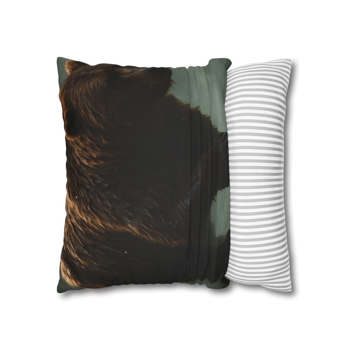 River King Grizzly Bear personalized pillow covers