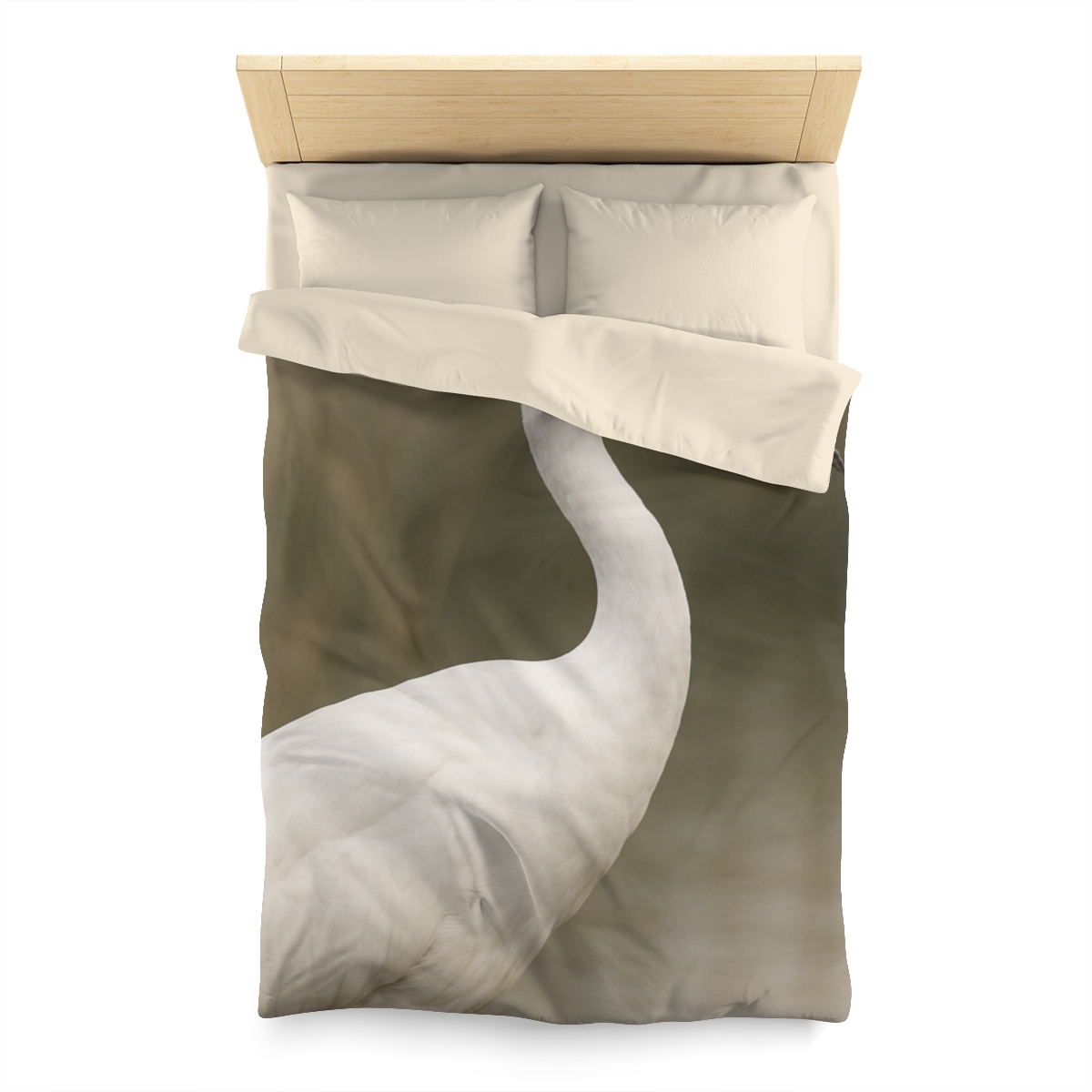 Silver Poise Whooping Crane trendy bedroom duvets