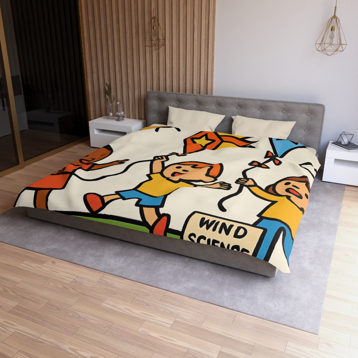 Comet Kite Parade On Cloud Hill soft comforter duvets