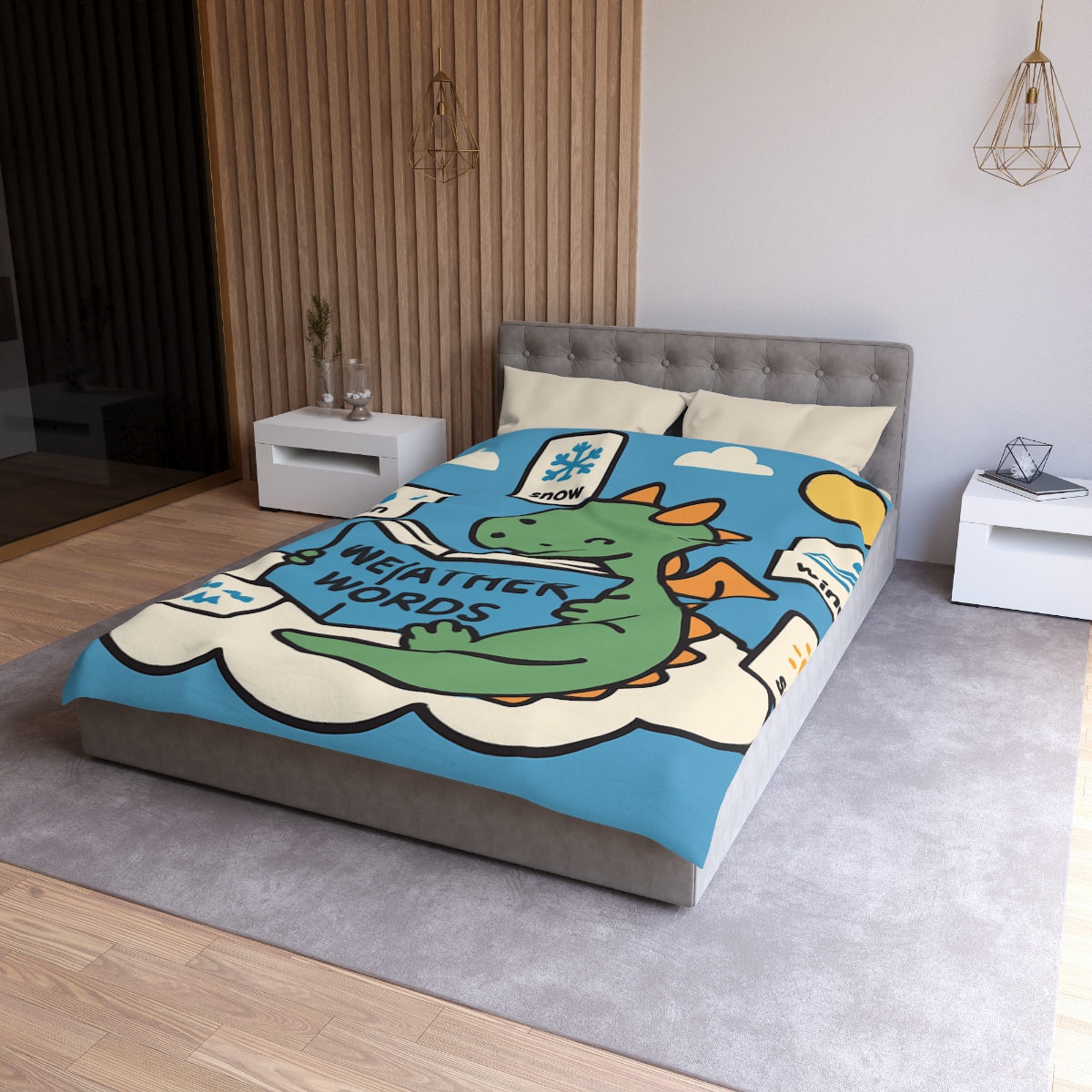 Cloud Library Dragon custom duvets