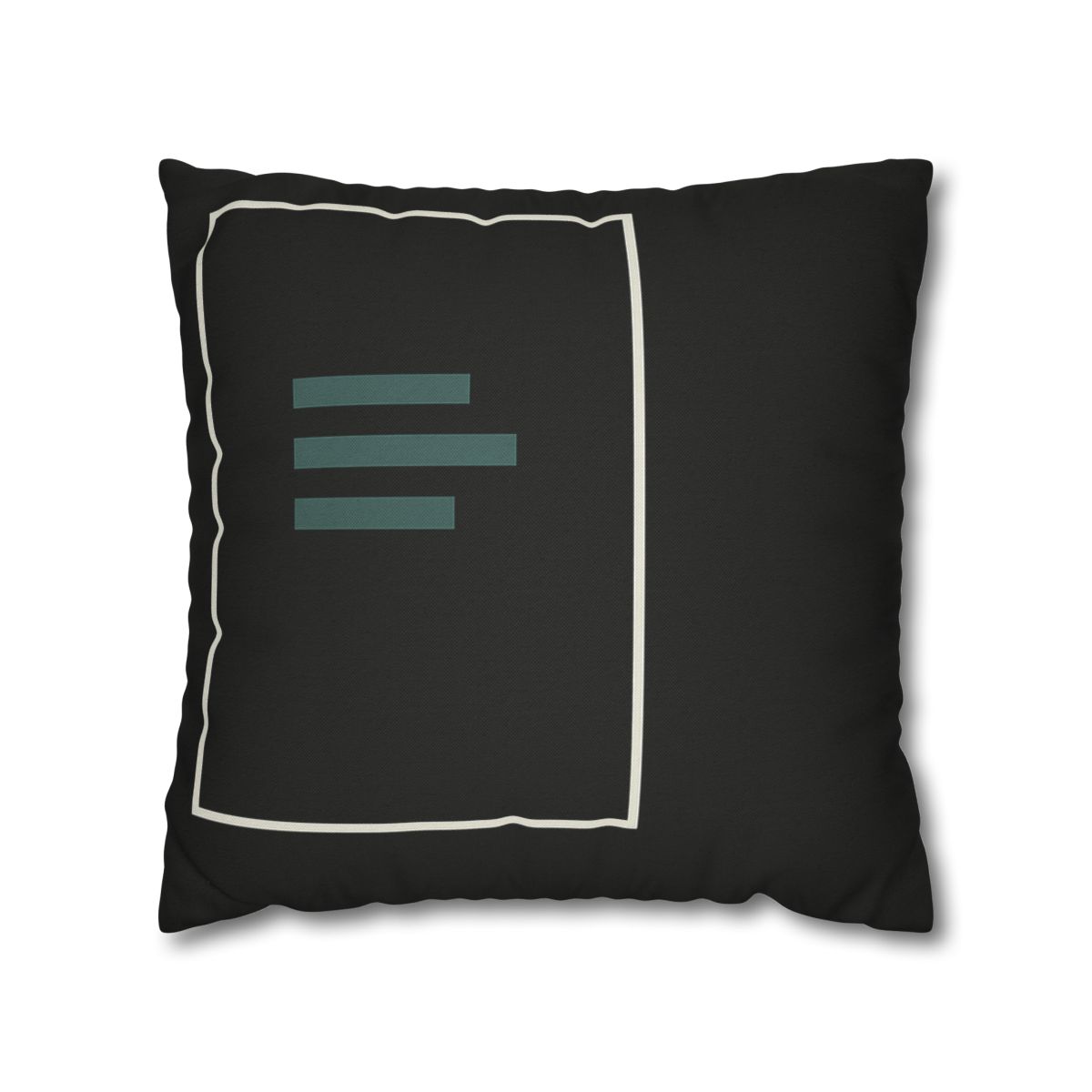 Stacked Frame And Three Bar Signal comfortable bedding pillow covers