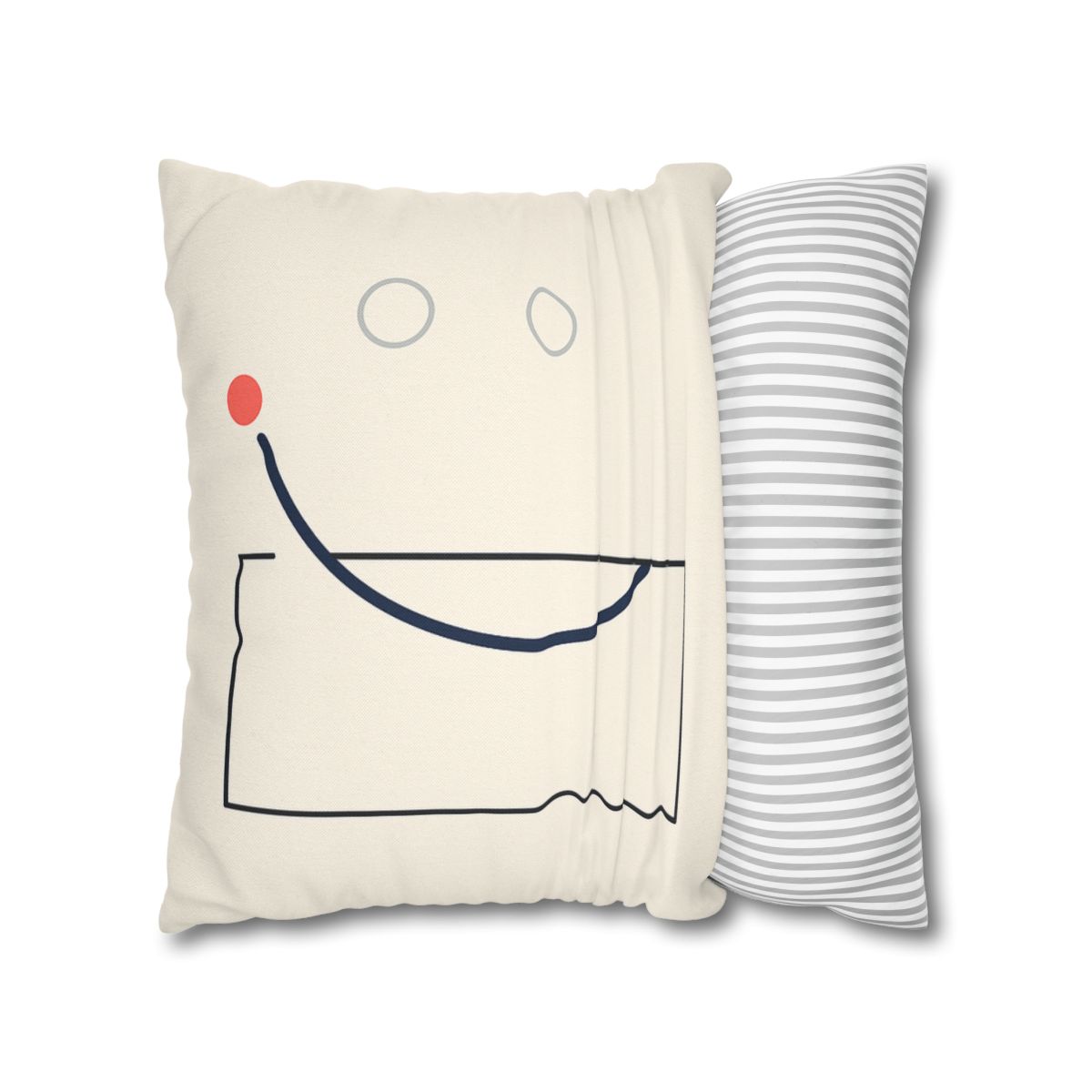 Offset Frame With Orbit Arc custom pillow cases