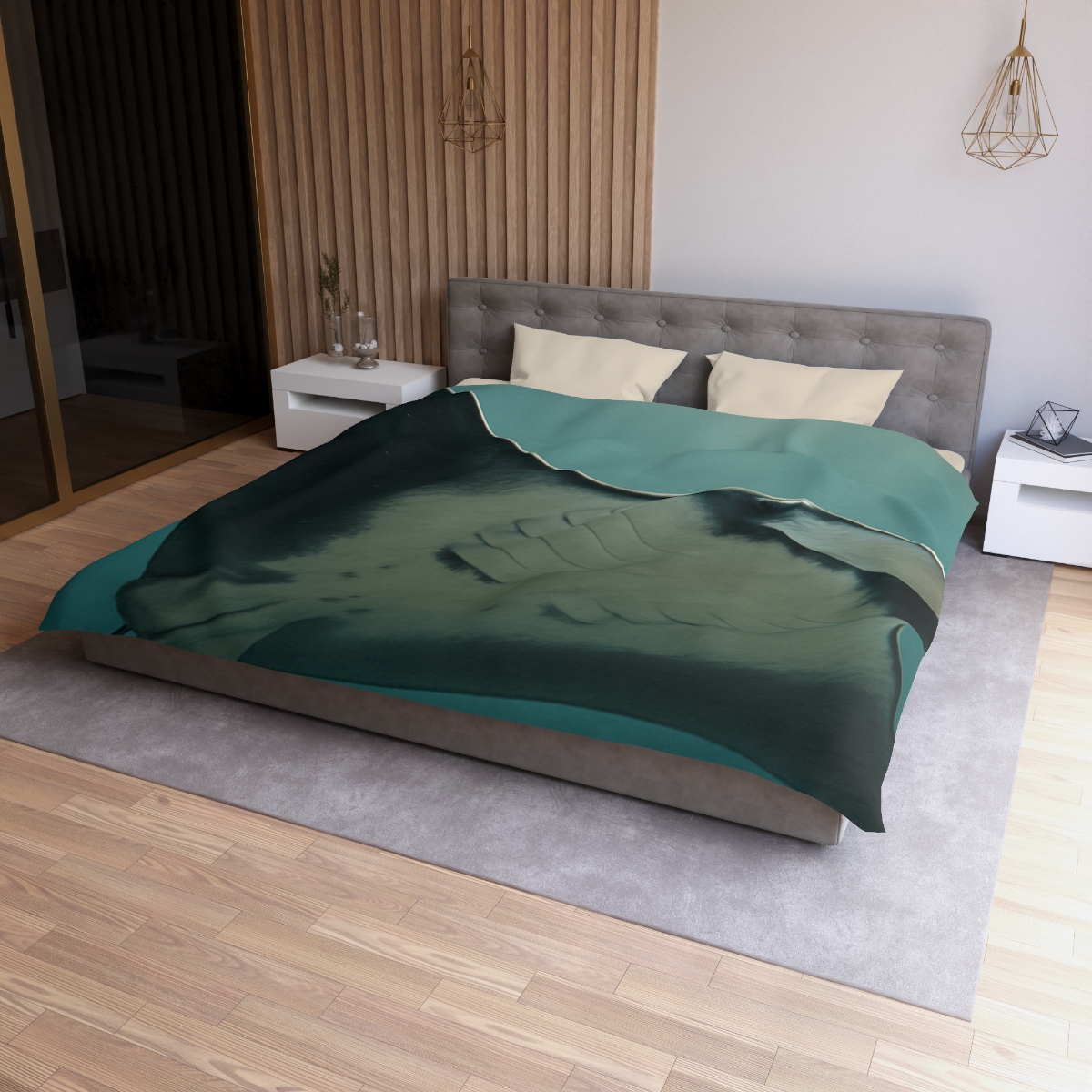 Silent Glide Giant Manta Ray custom duvets