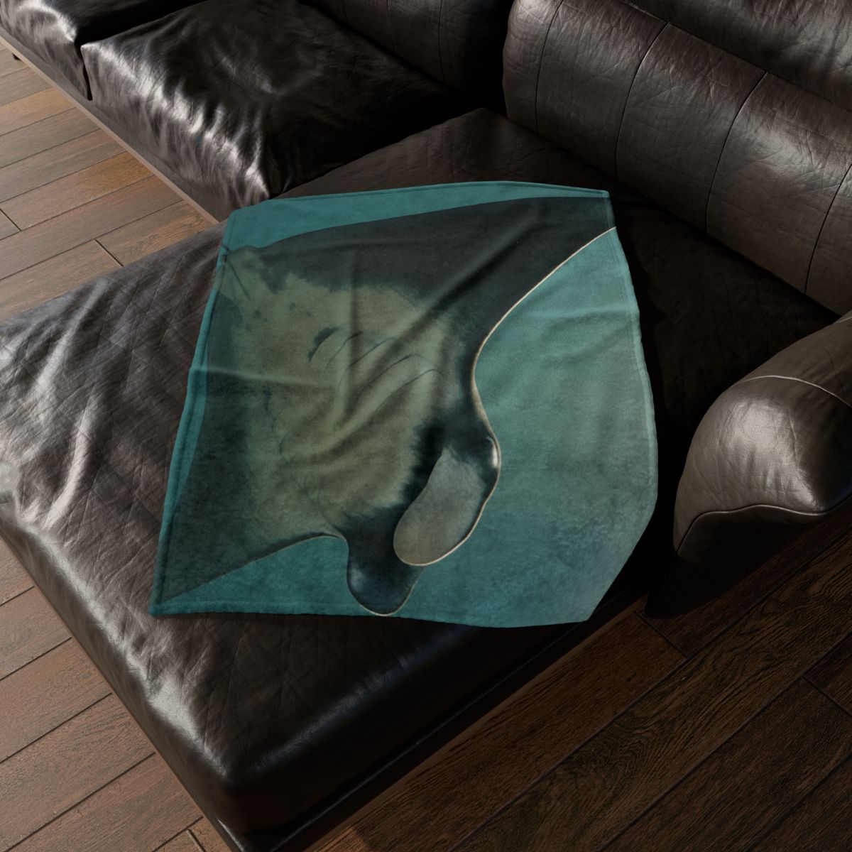 Silent Glide Giant Manta Ray custom blankets