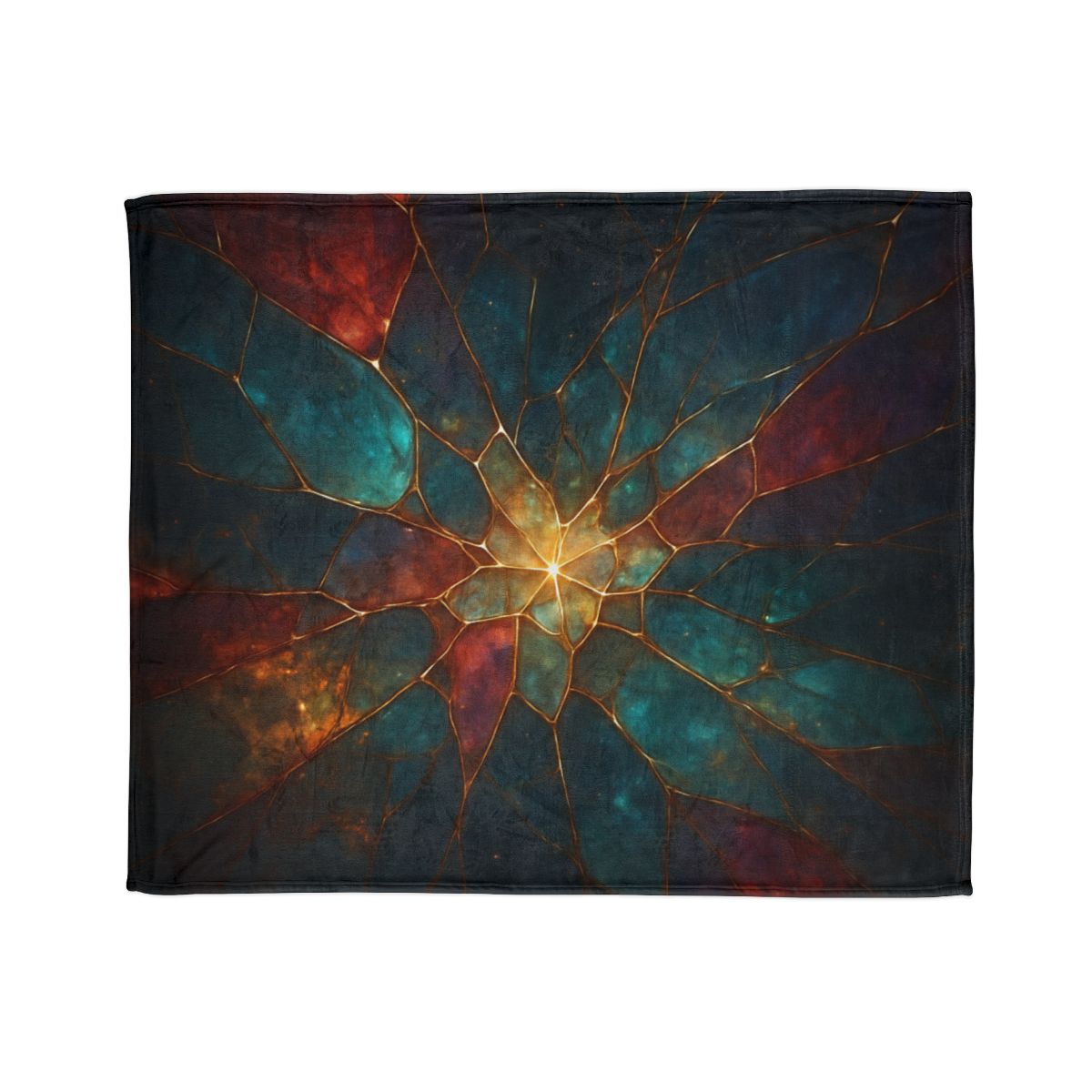 Prismatic Nebula Glasswork unique gift blanketscustom blankets