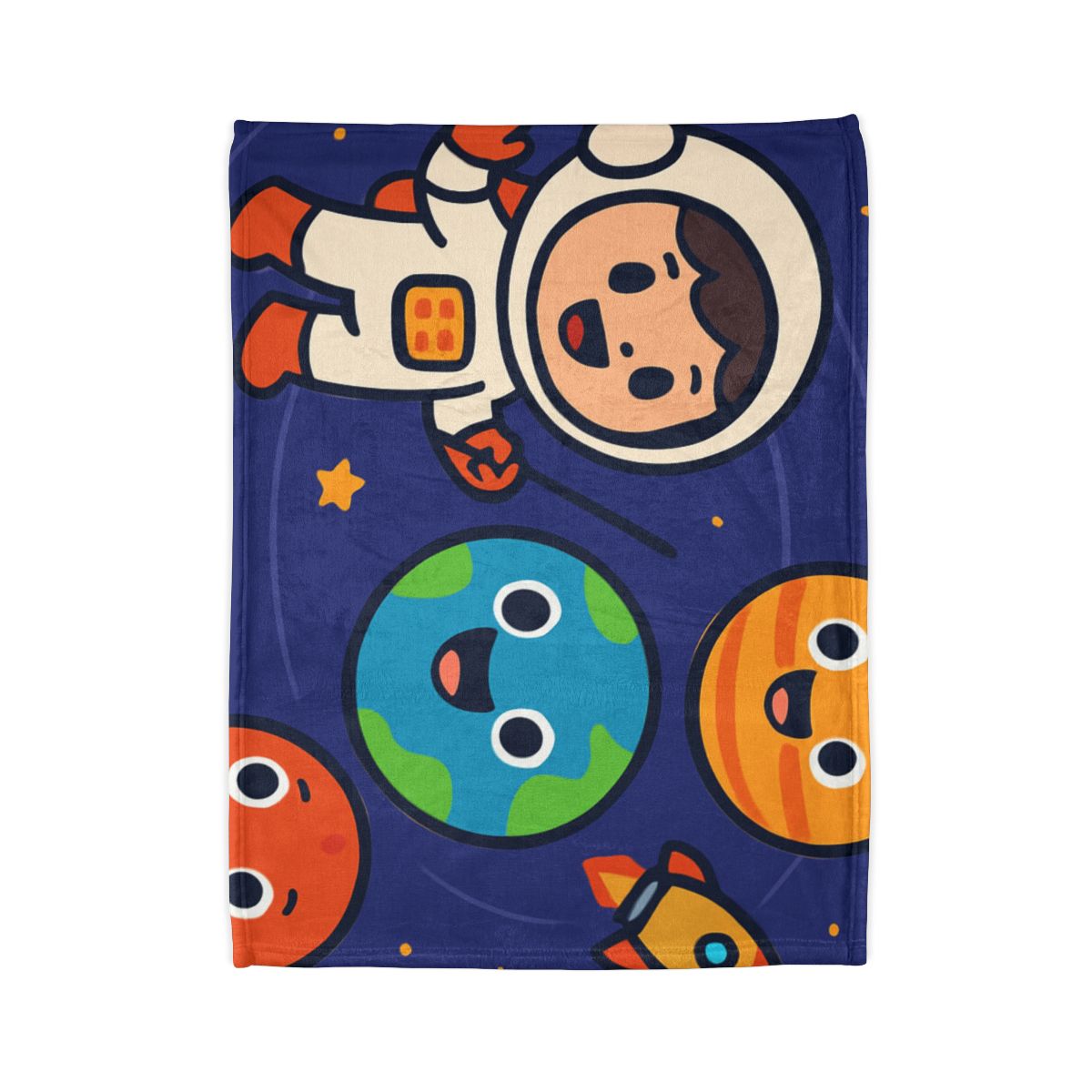 Galaxy School Of Friendly Planets soft fleece blankets
