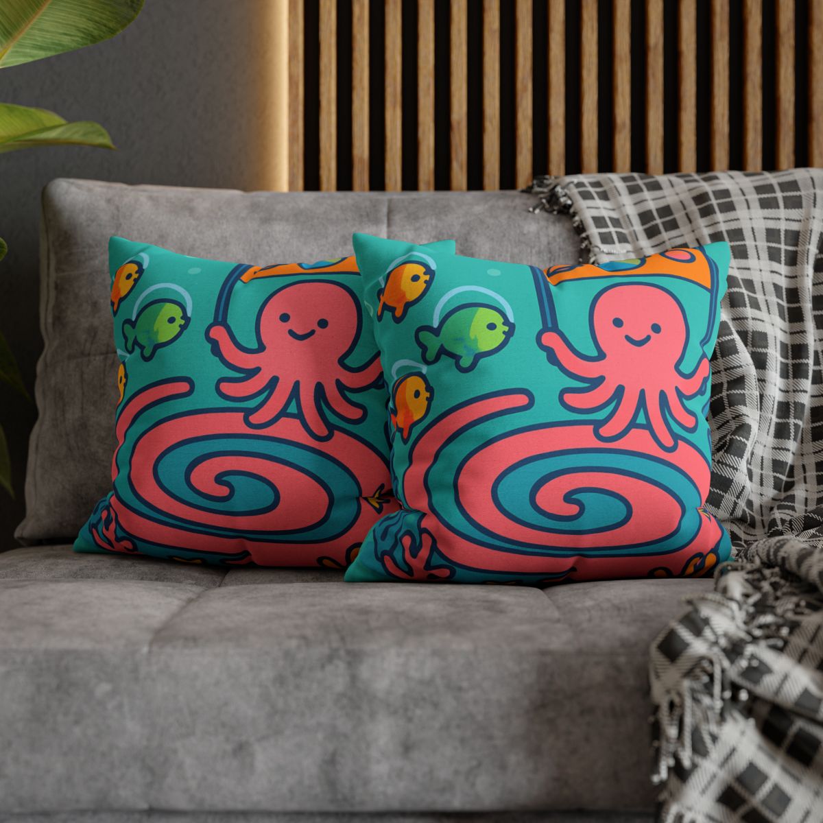 Rainbow Reef Planet Parade comfortable bedding pillow covers