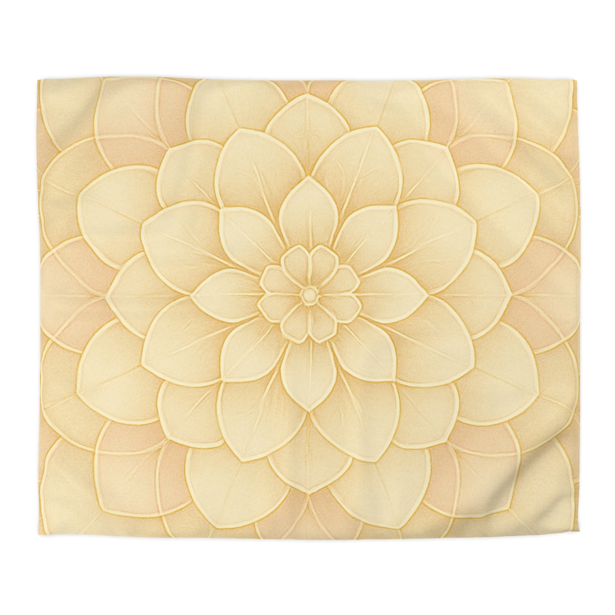 Petal Halo Lattice designer printed duvets