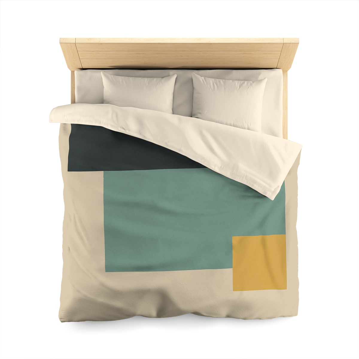 Offset Trio Of Blocks custom duvets