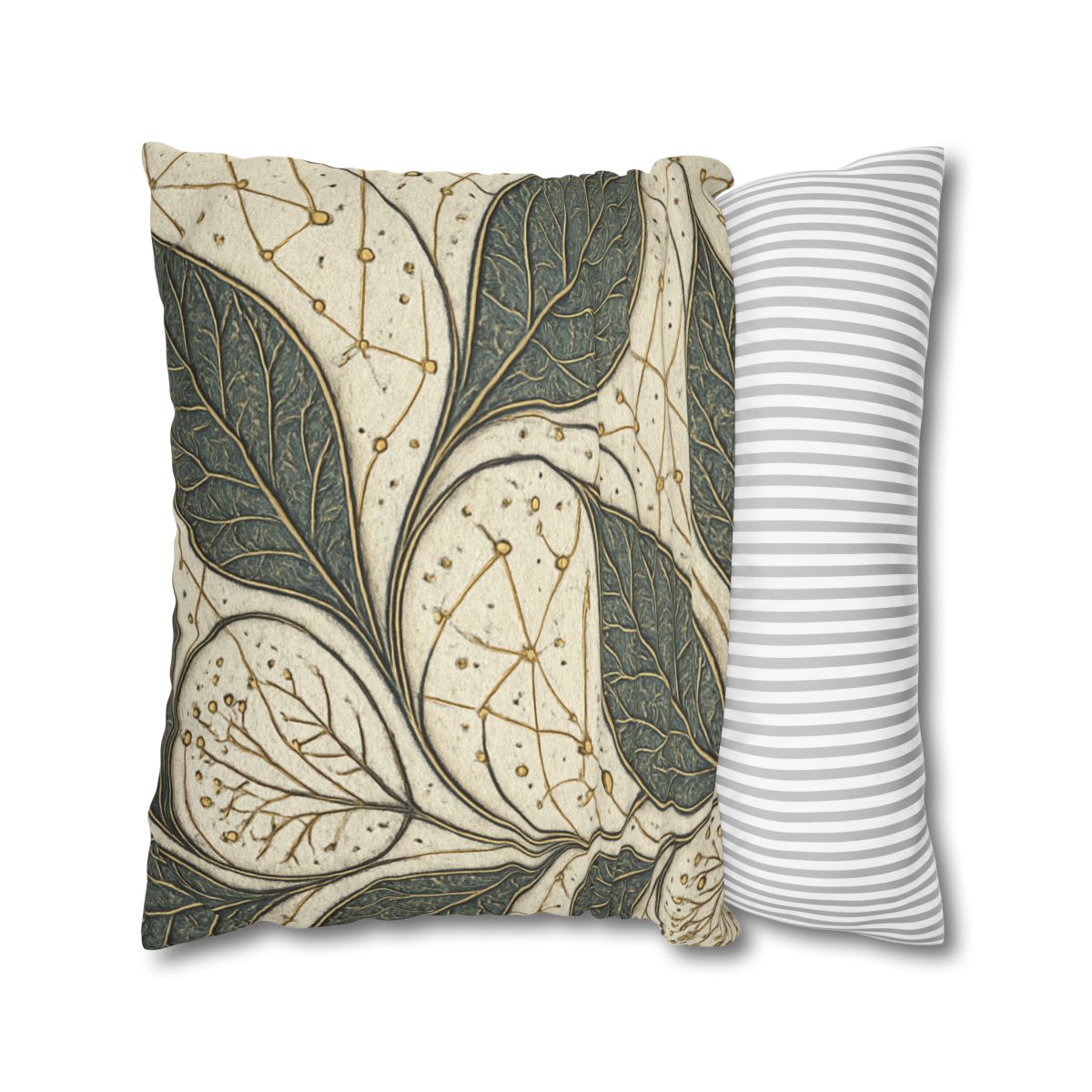 Leaf Vein Starchart Filigree designer print pillow cases