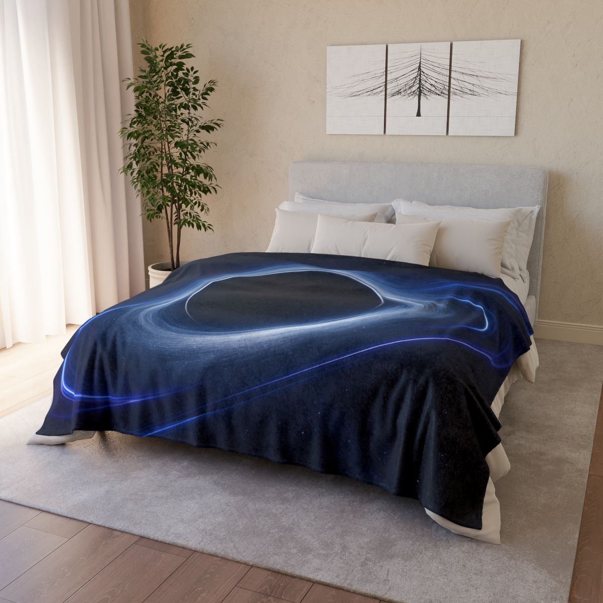 Luminous Horizon Singularity trendy patterned blankets