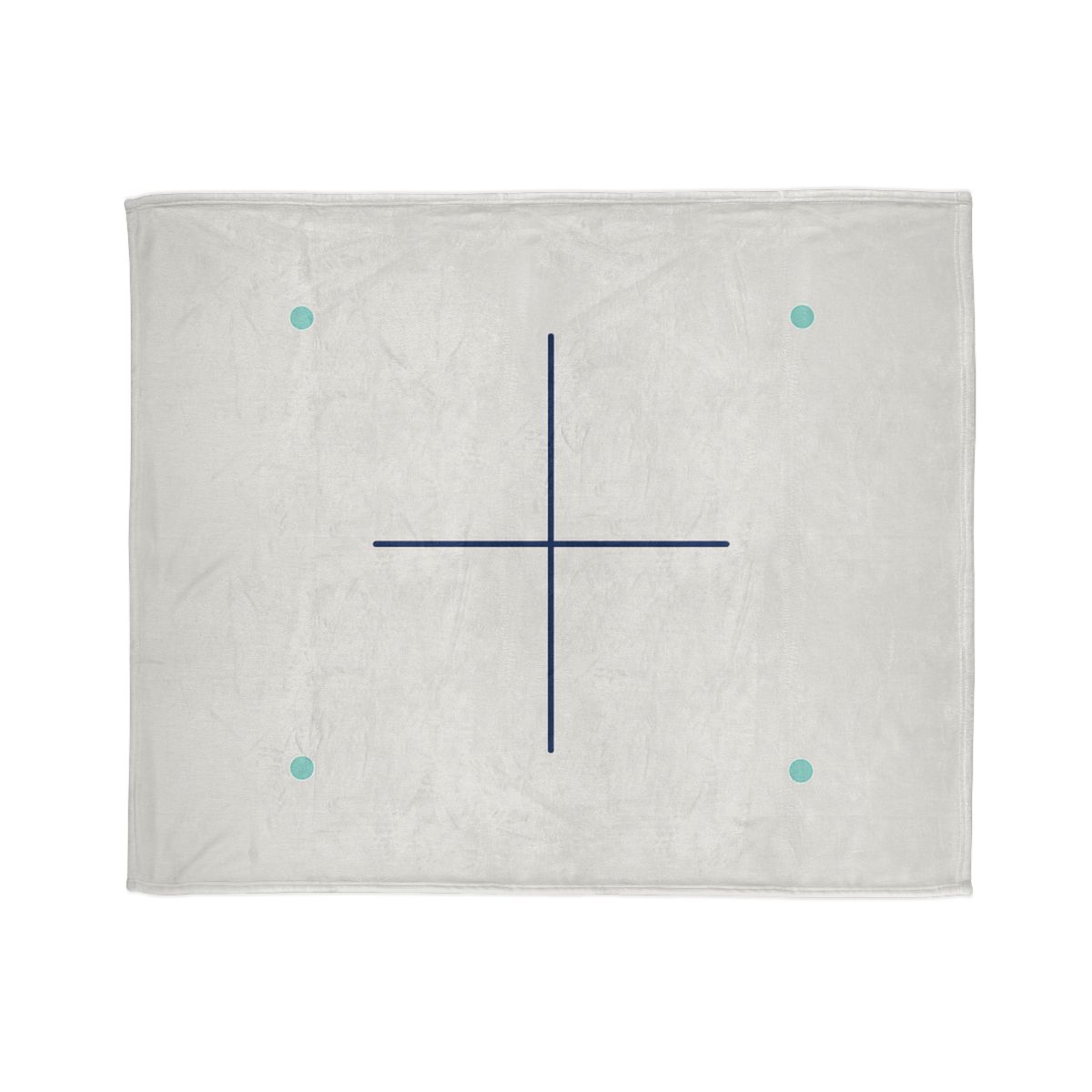 Sparse Meridian Cross And Dots decorative home blankets
