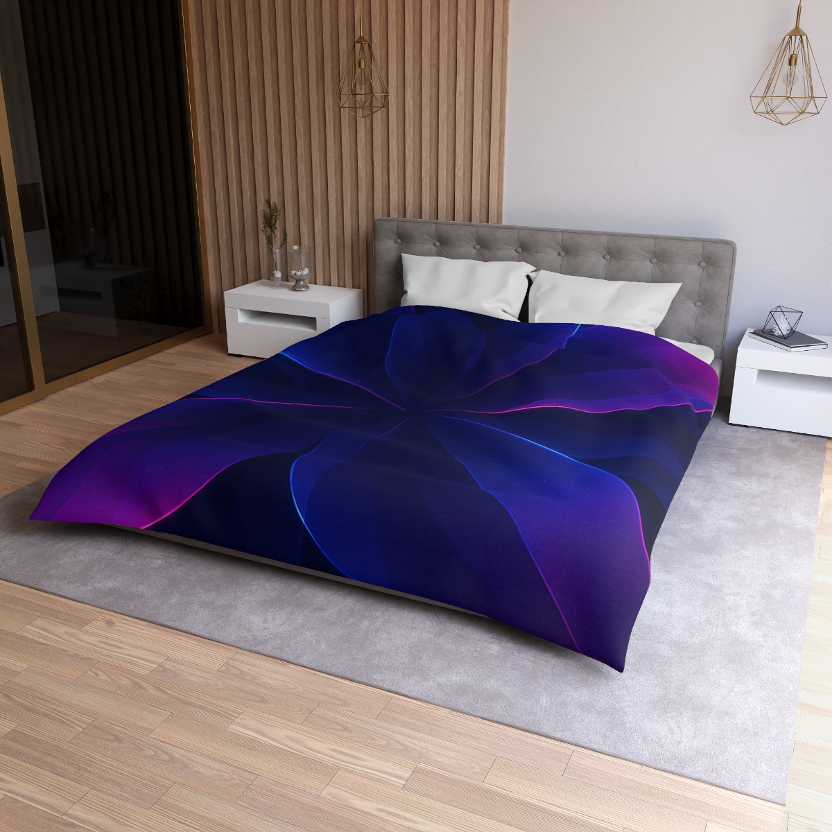 Petal Prism Parallax personalized bedding duvets