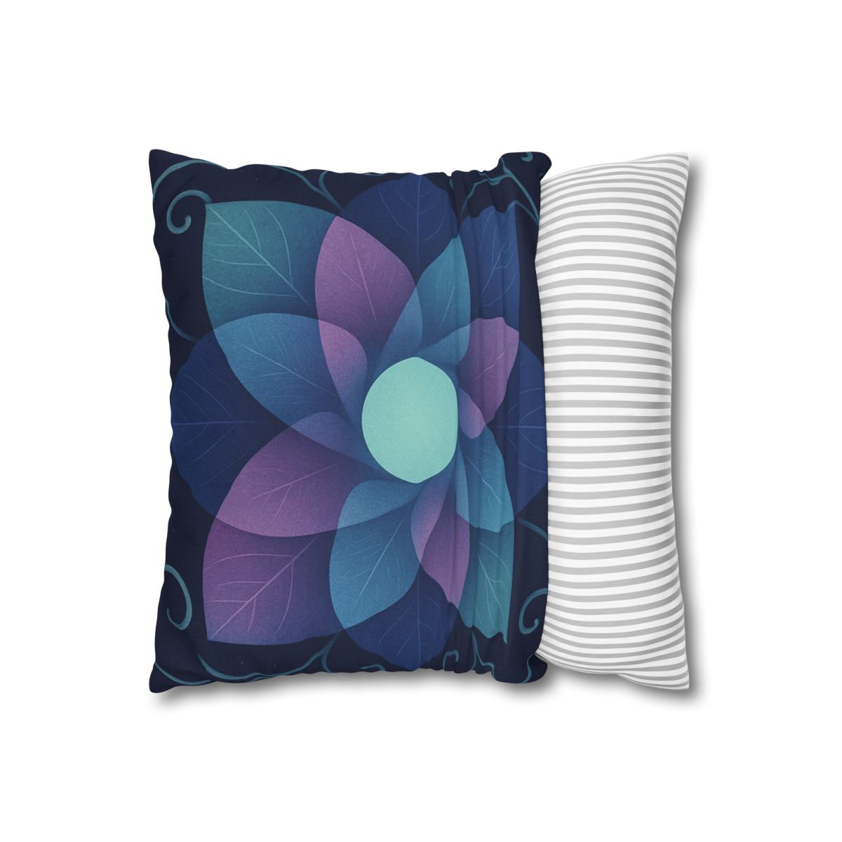 Petal Aperture Kaleidoscope soft cotton pillow cases