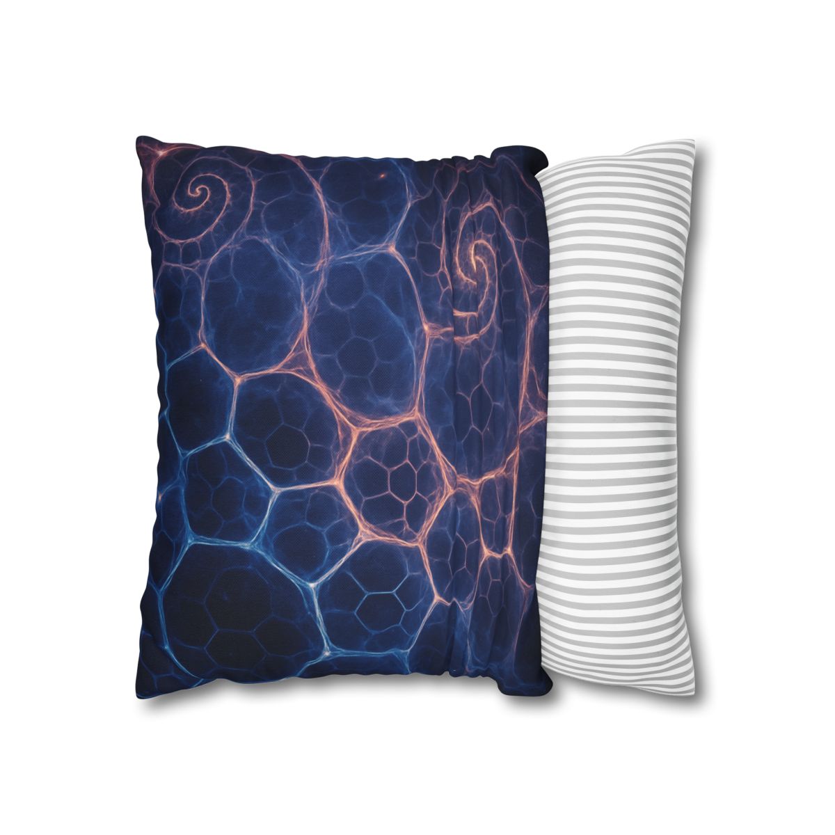 Fractal Nebula Lattice unique gift pillow cases