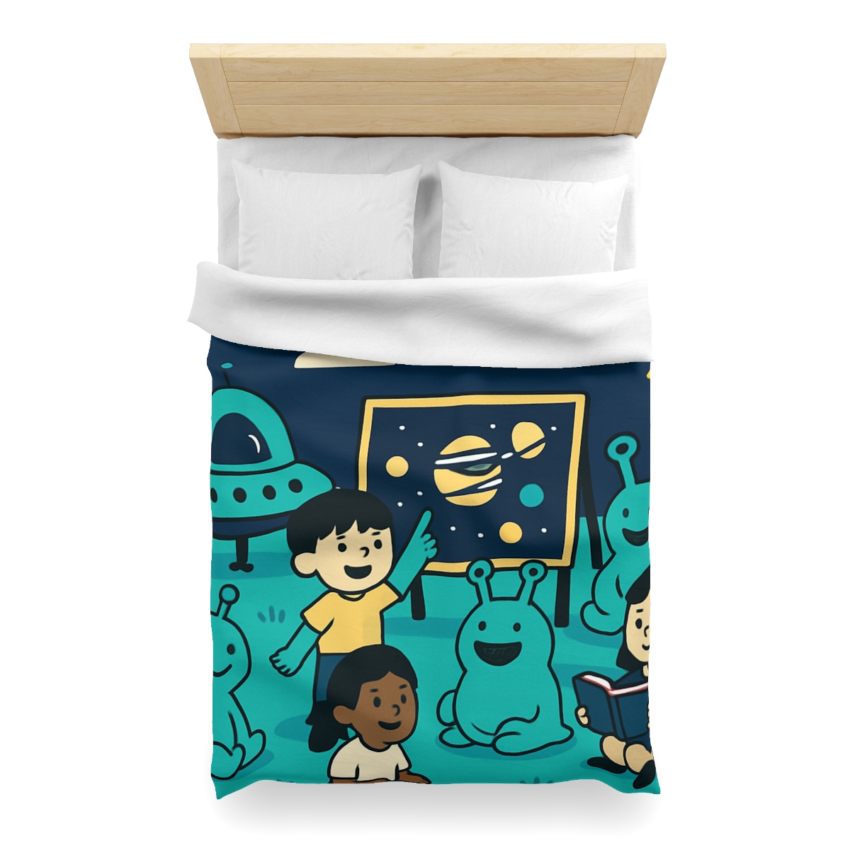 Starship Schoolyard soft comforter duvets