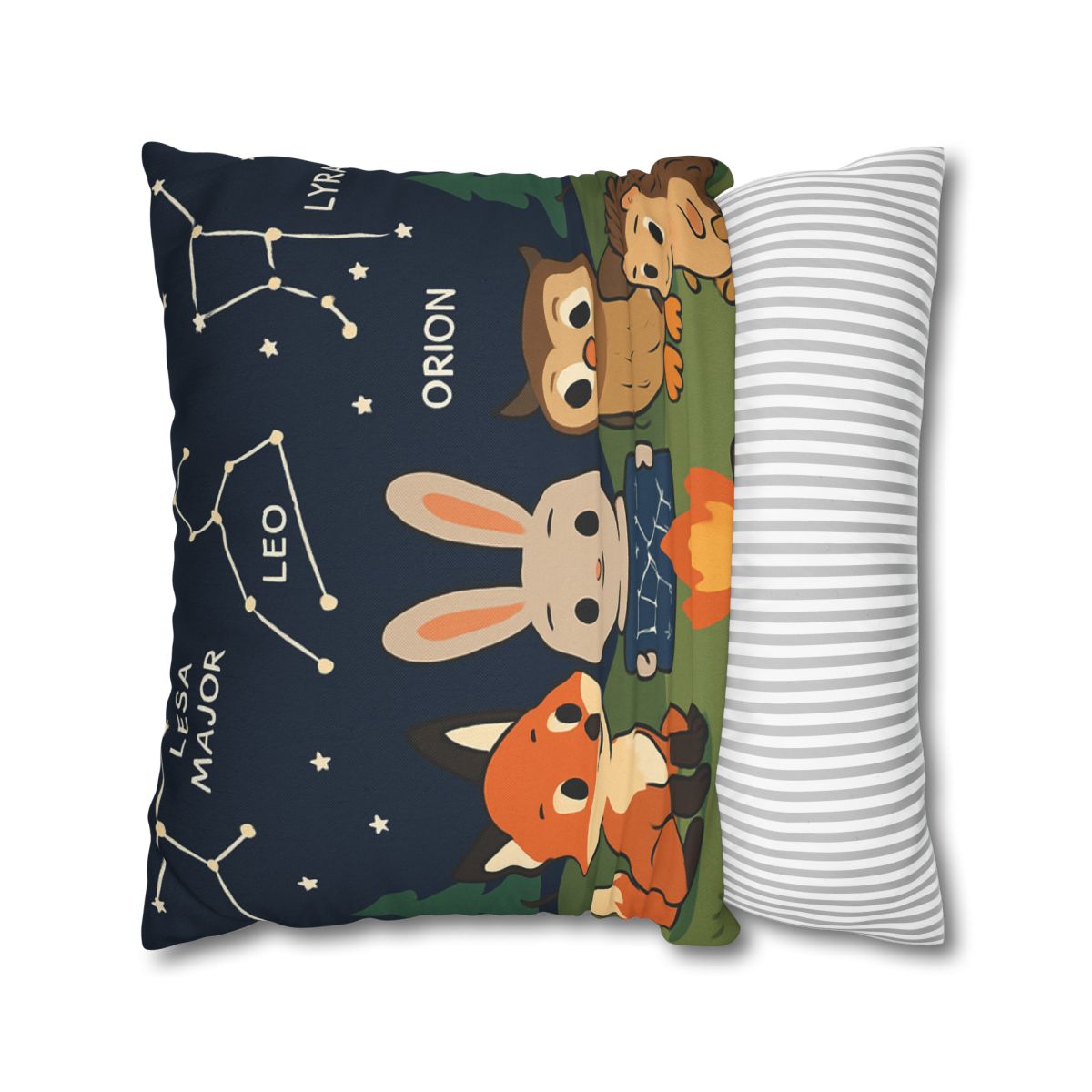 Constellation Campfire Critters comfortable bedding pillow covers