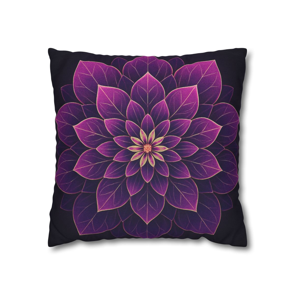 Petal Prism Mandala custom pillow cases