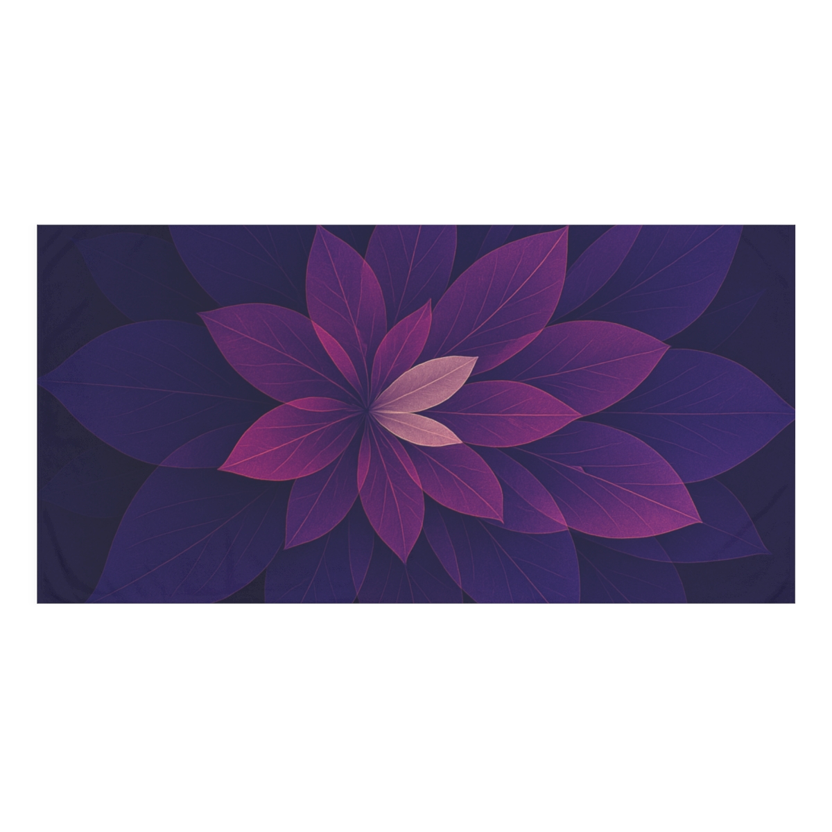 Petal Prism Overlap stylish beach towels
