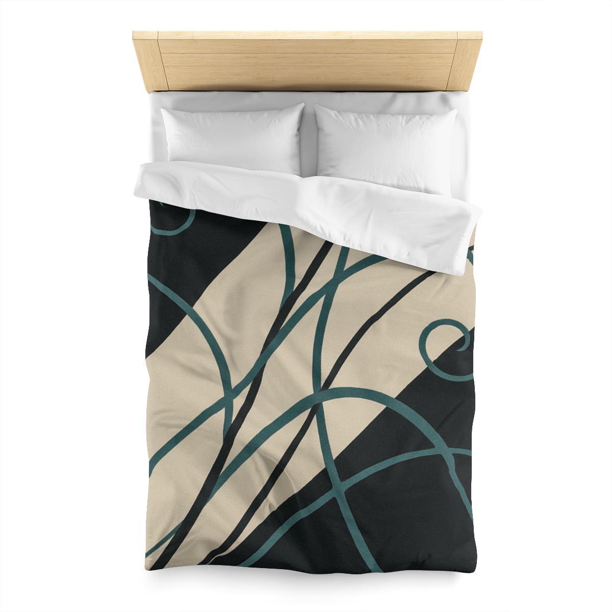 Tendril Motion Study unique patterned duvets