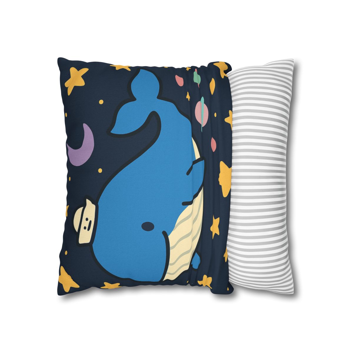 Starry Whale Adventure personalized pillow covers