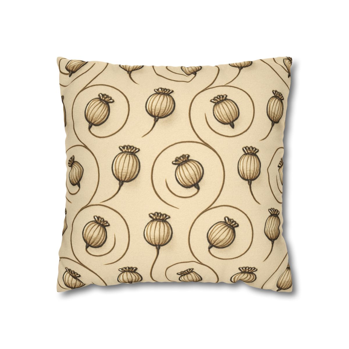 Seed Pod Spiral Ledger personalized pillow covers