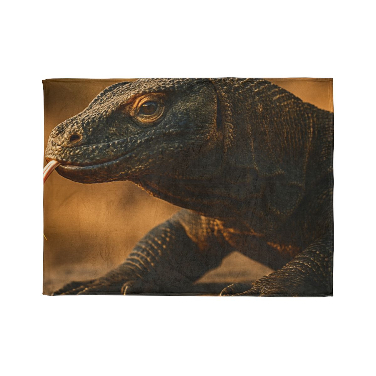 Molten Scale Komodo Dragon trendy patterned blankets