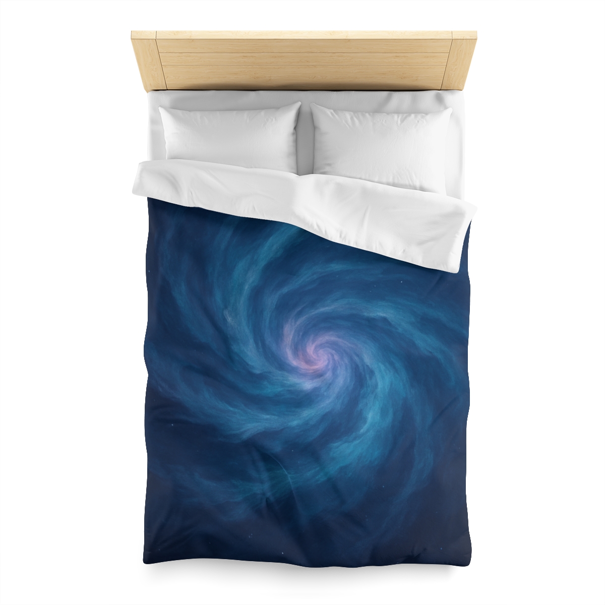 Nebula Spiral Tapestry designer printed duvets