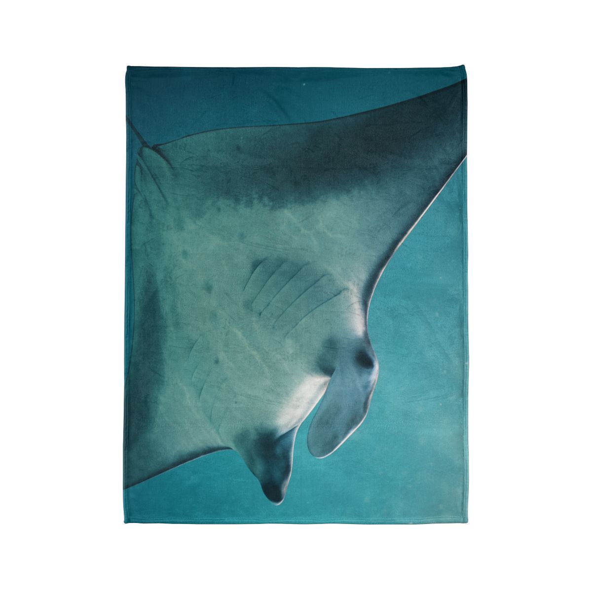 Silent Glide Manta Ray decorative home blankets