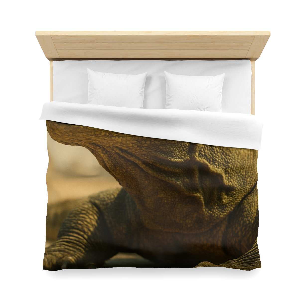 Ancient Sentinel Komodo Dragon personalized bedding duvets