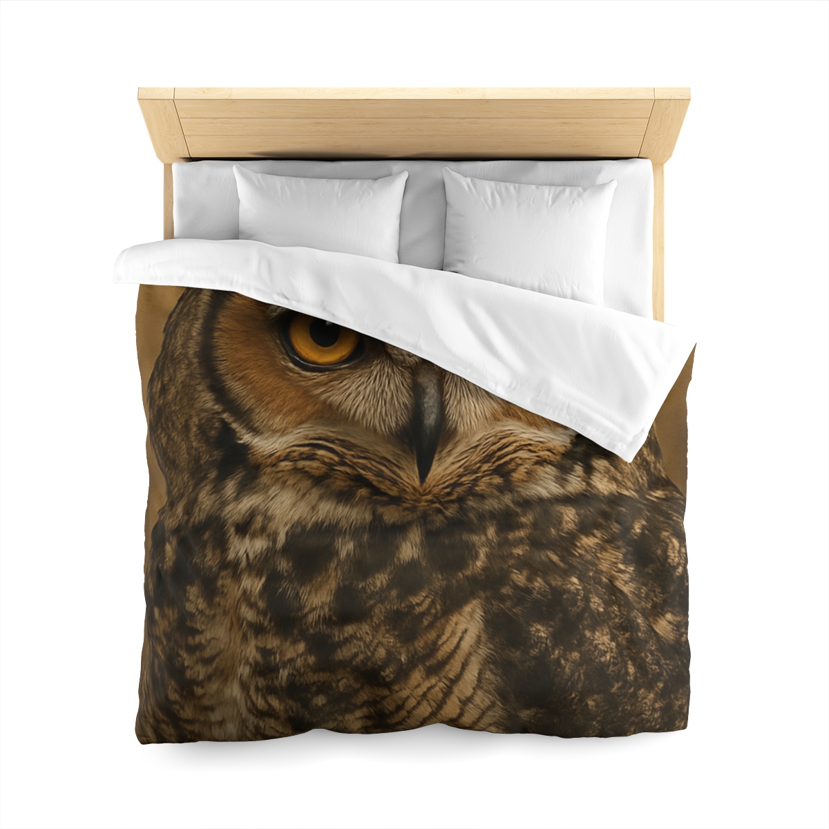 Amber Vigil Great Horned Owl soft comforter duvets