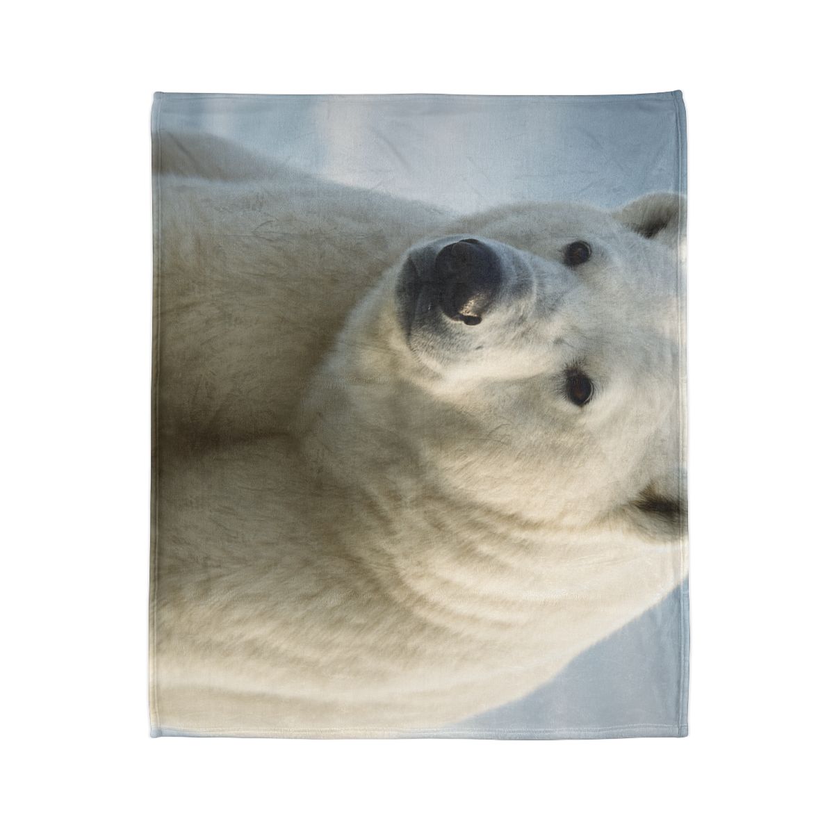 Glacier Sentinel Polar Bear unique gift blanketscustom blankets