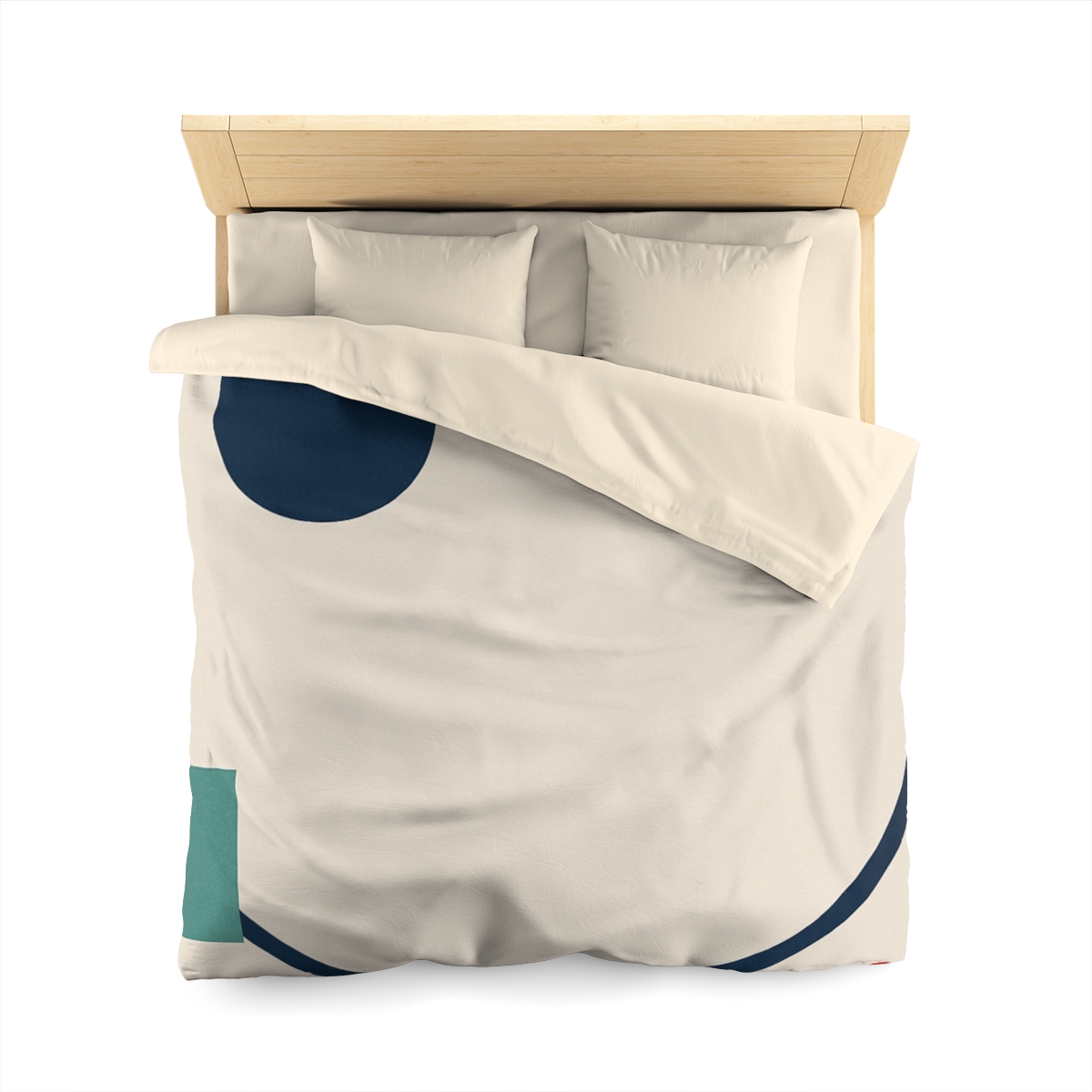 Staggered Arc With Three Points designer printed duvets