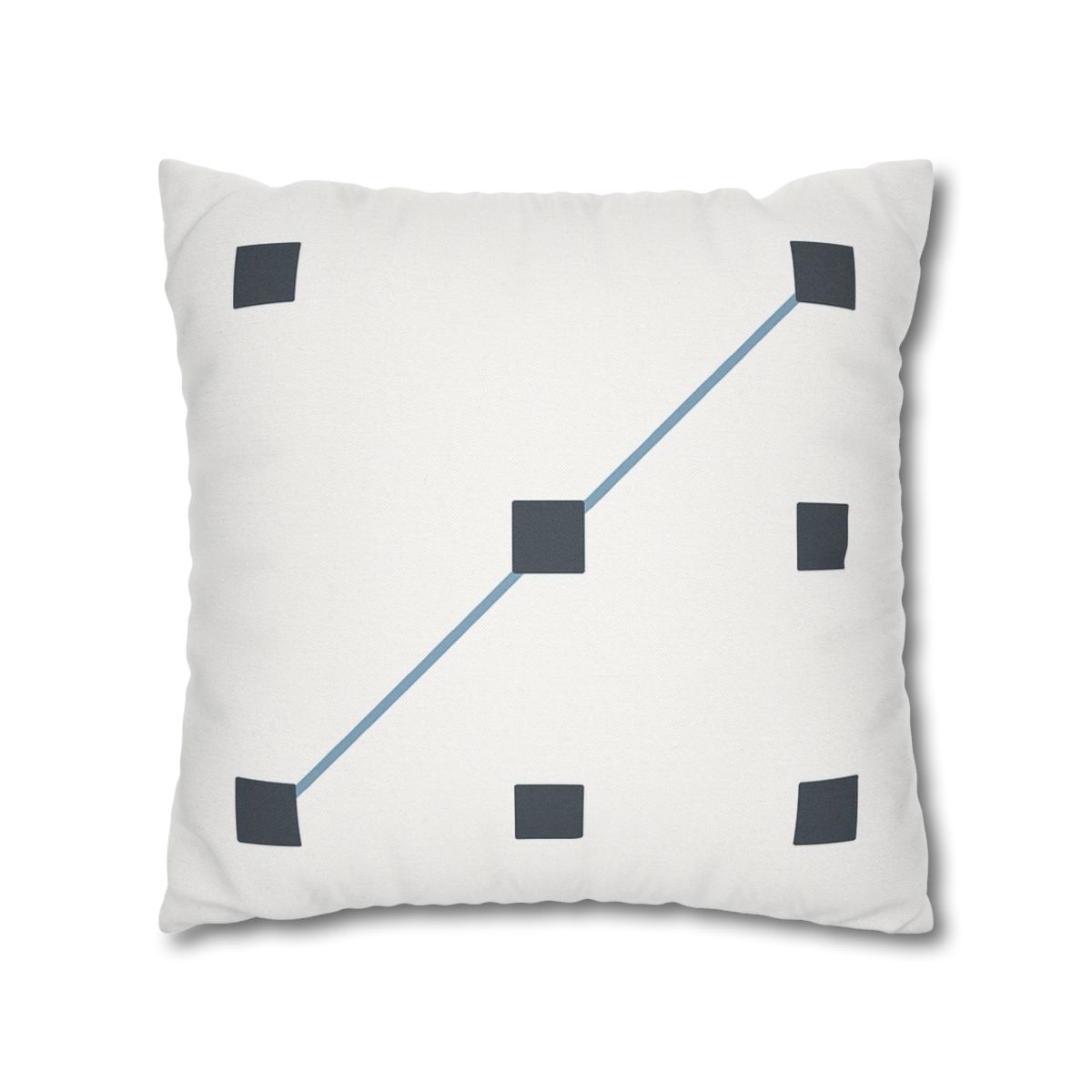 Diagonal Star Path Grid personalized pillow covers